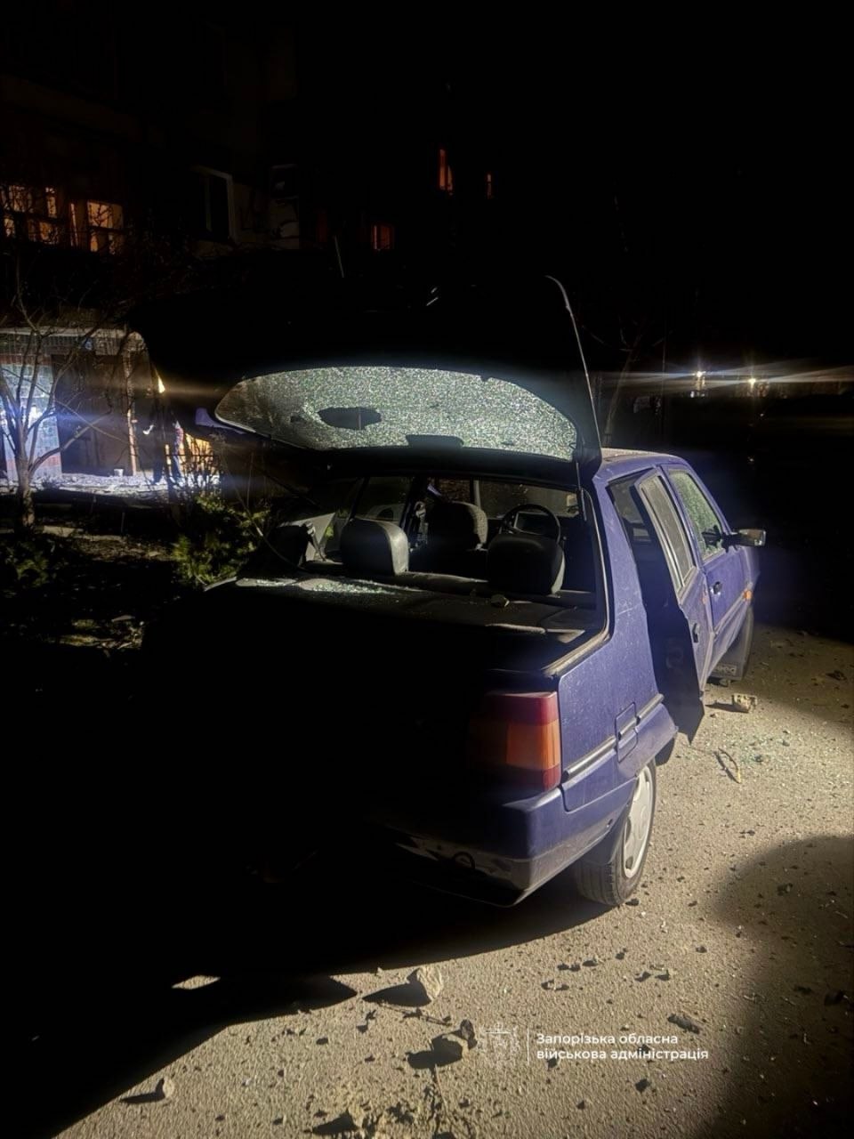 Russian drone hits residential high-rise in Zaporizhzhia, fires and injuries confirmed